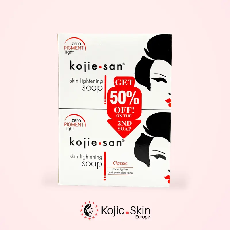 2 savons éclaircissants 2x135g – Kojie San